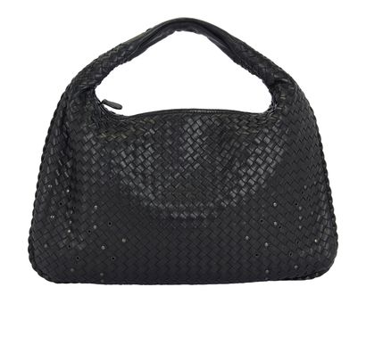 Large Intrecciato Hobo, front view
